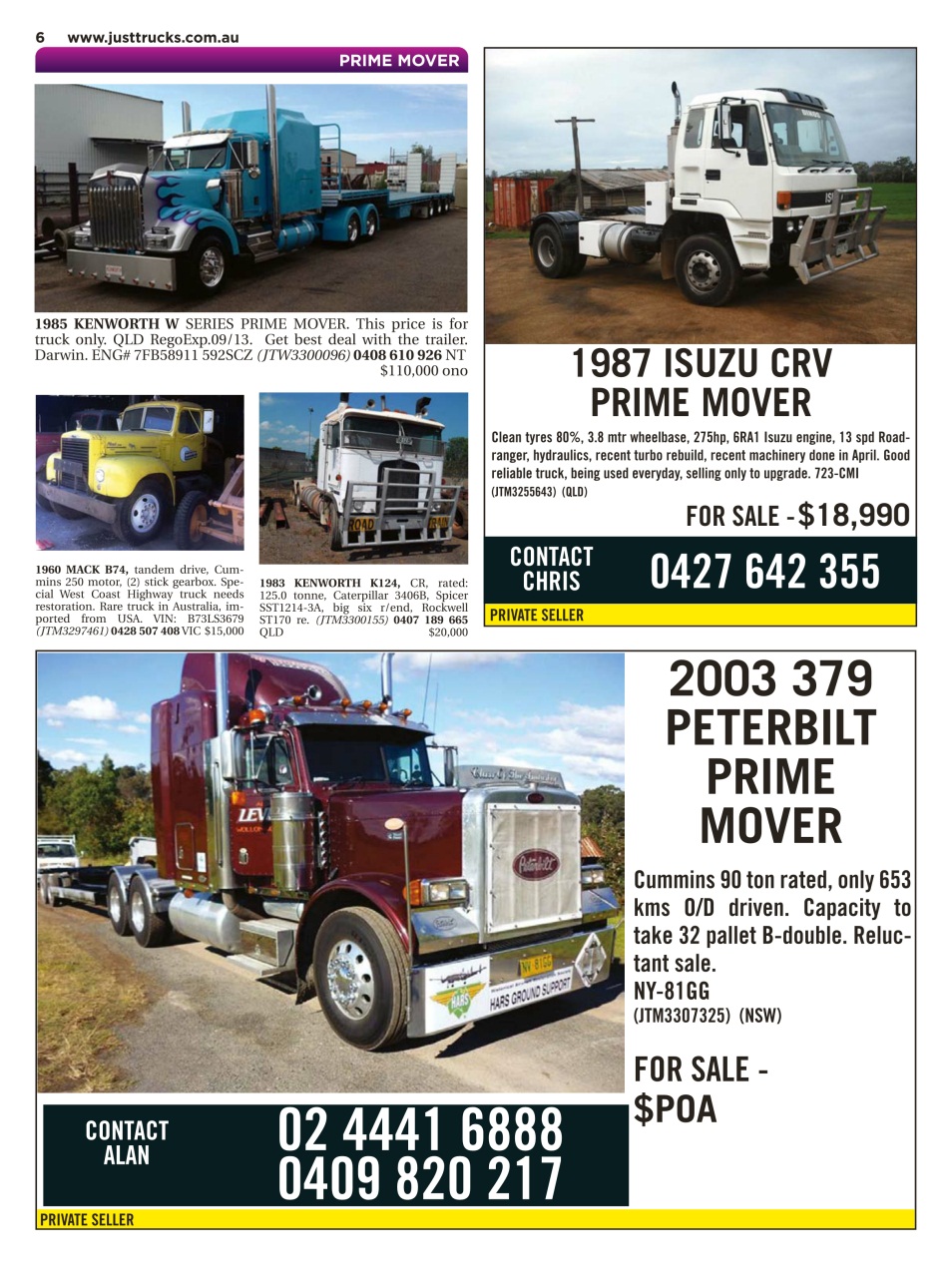 JUST TRUCKS Preview Pages