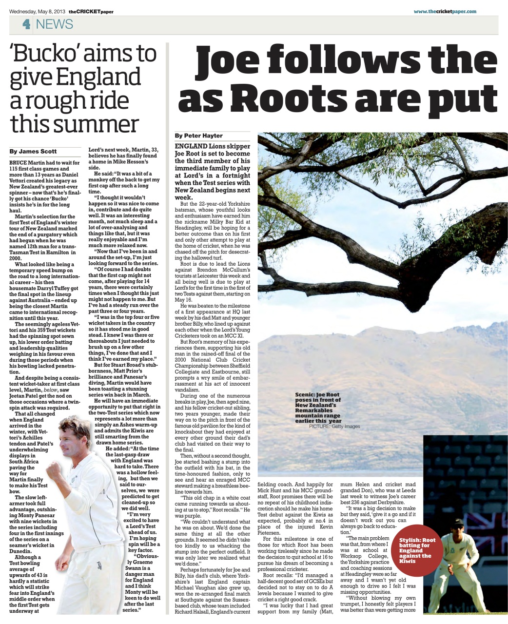 The Cricket Paper Preview Pages