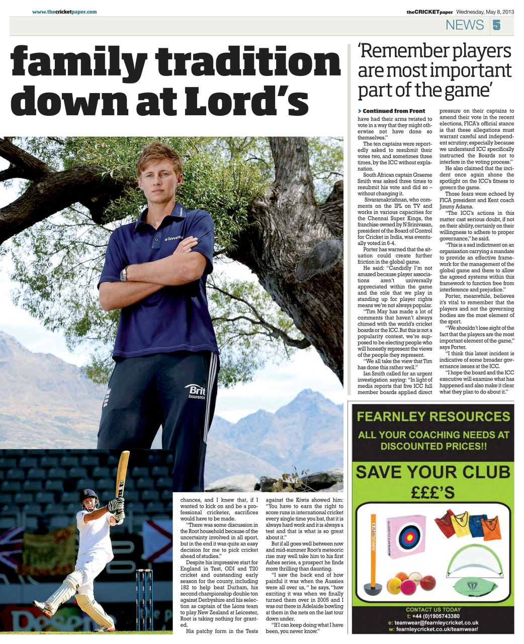 The Cricket Paper Preview Pages