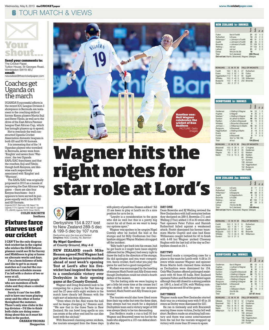 The Cricket Paper Preview Pages