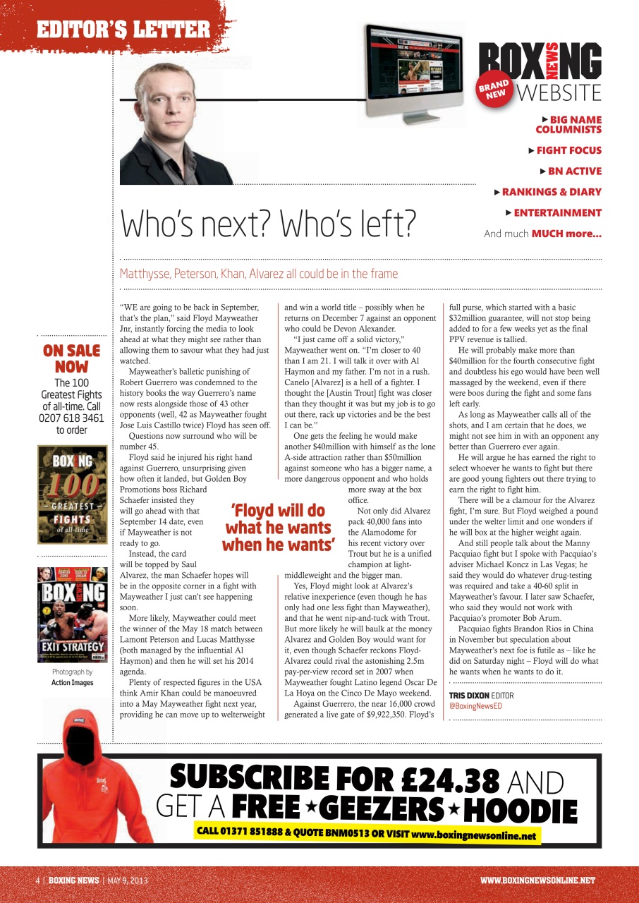 Boxing News Preview Pages