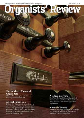 Organists' Review issue June 2013
