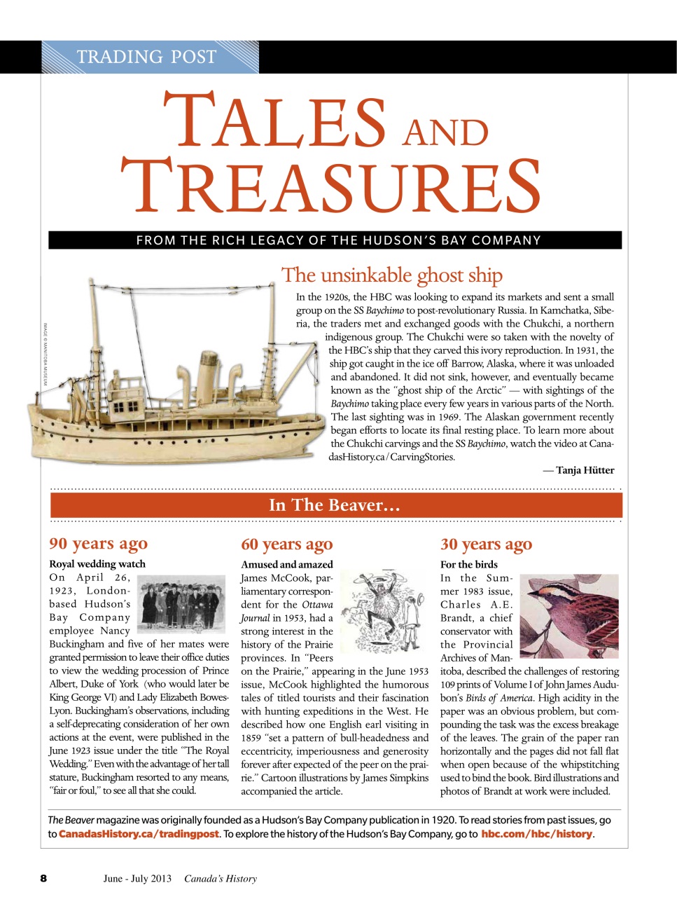 Canada's History Preview Pages