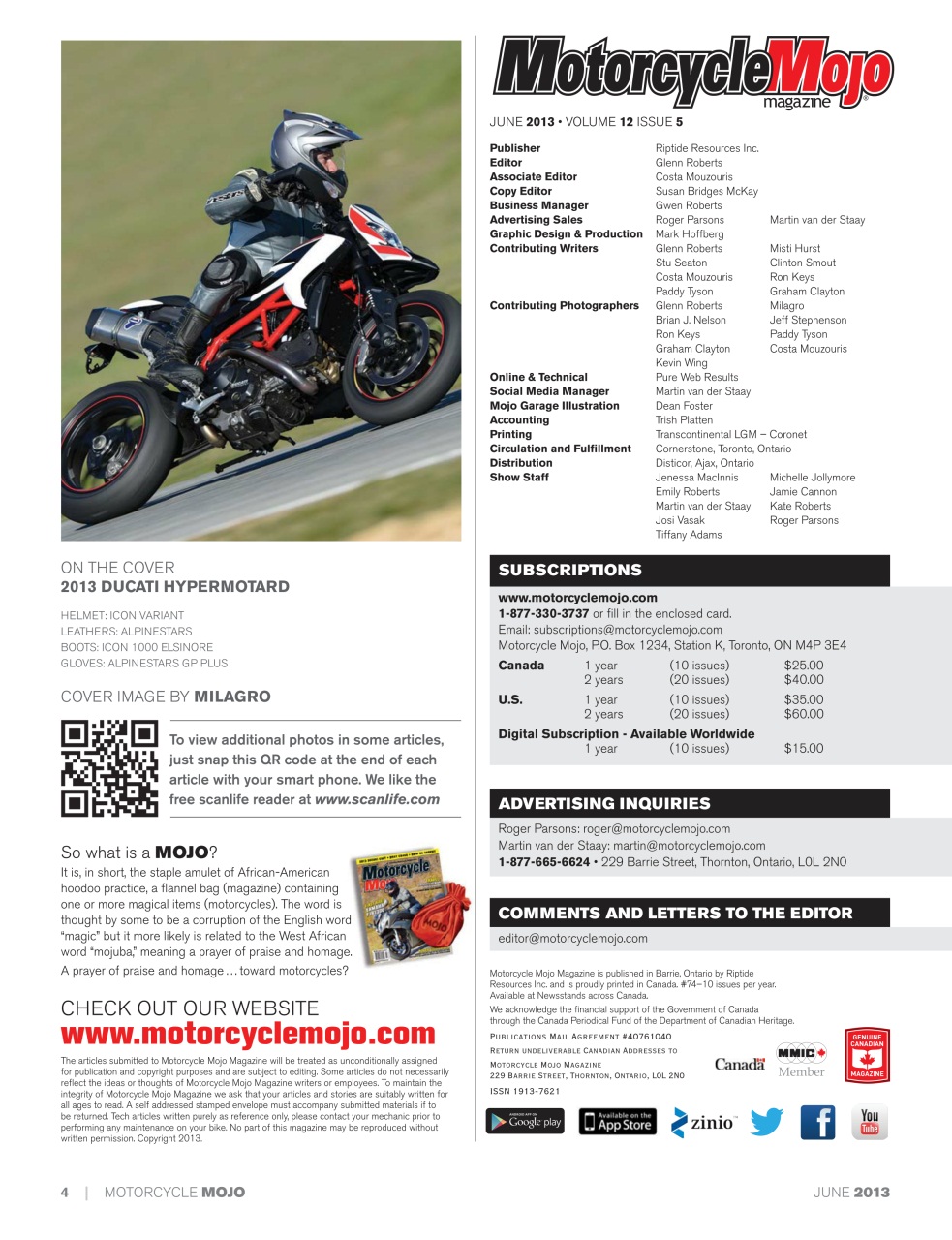 Motorcycle Mojo Preview Pages