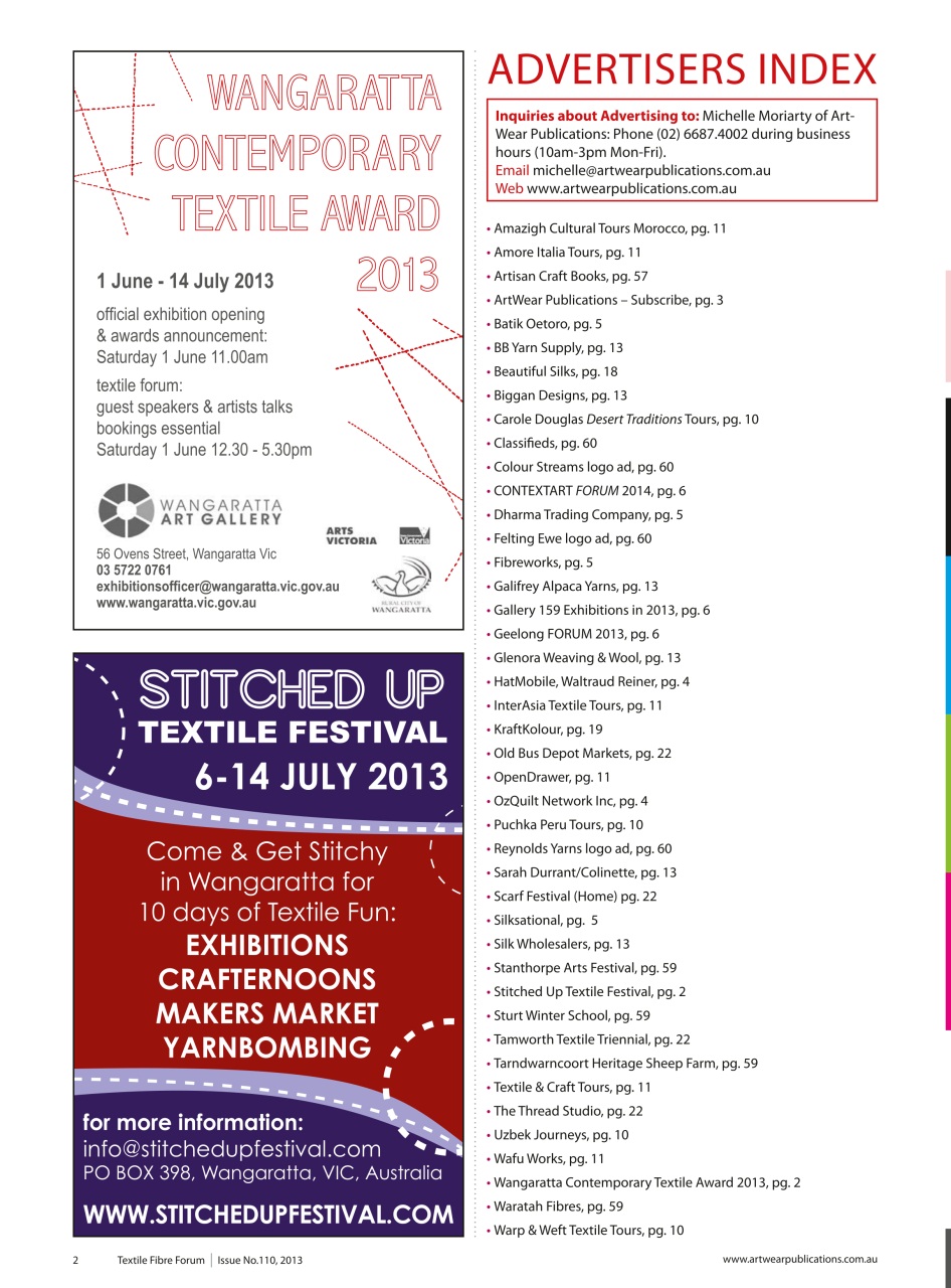 Textile Fibre Forum Preview Pages