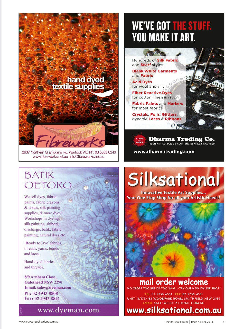 Textile Fibre Forum Preview Pages