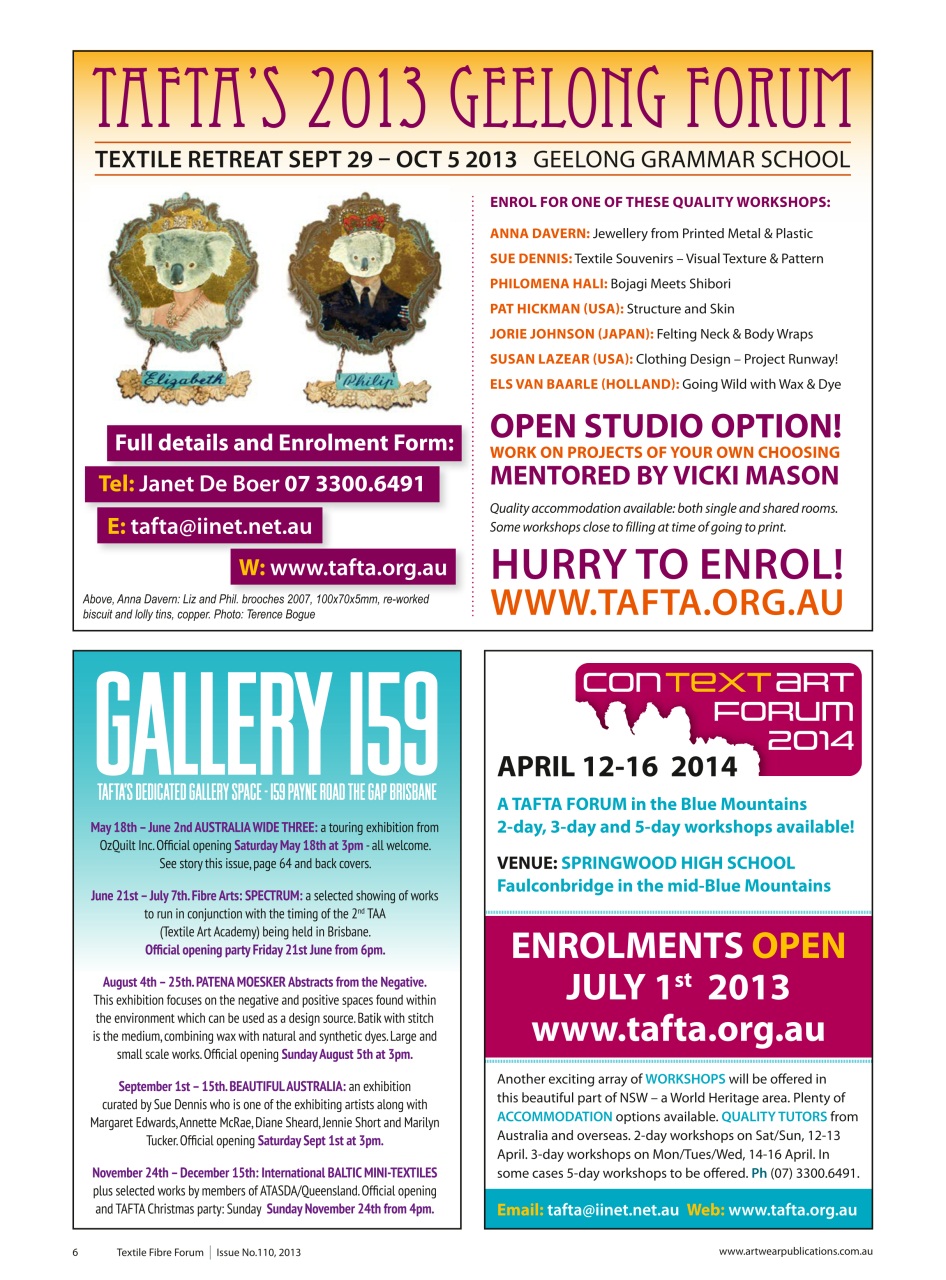 Textile Fibre Forum Preview Pages