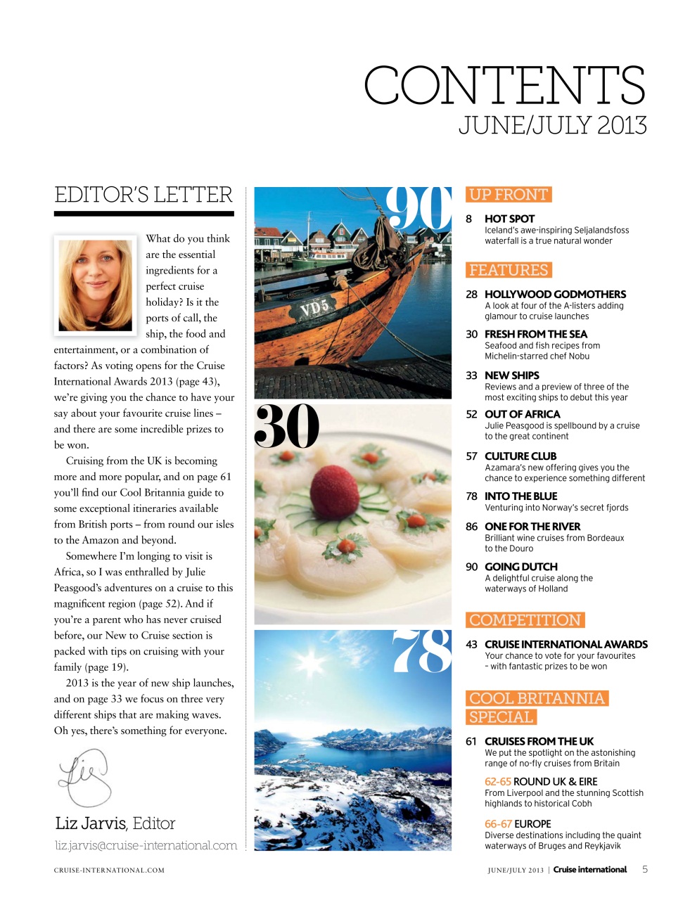 Cruise & Travel Preview Pages