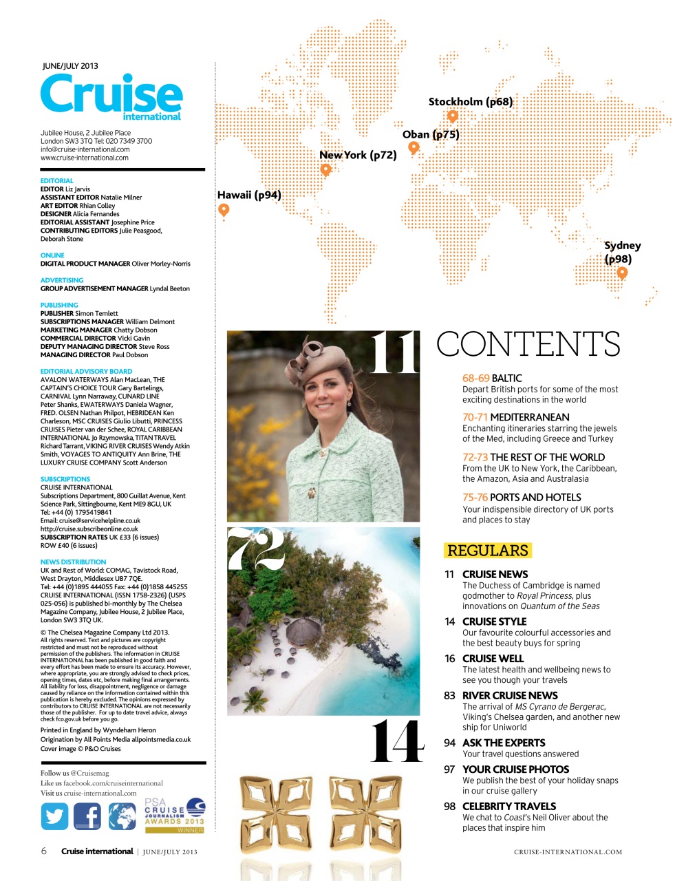 Cruise & Travel Preview Pages