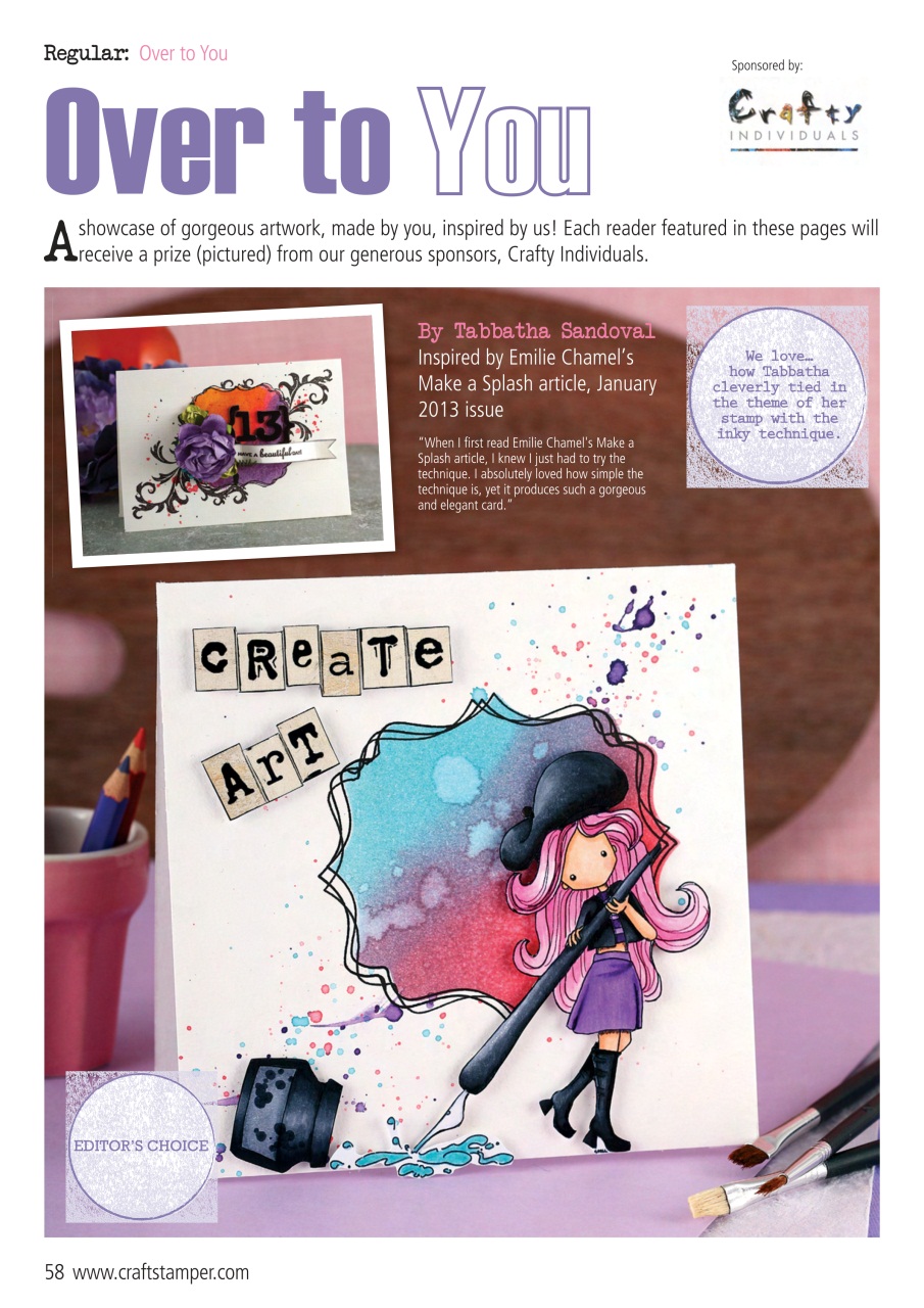 Craft Stamper Preview Pages