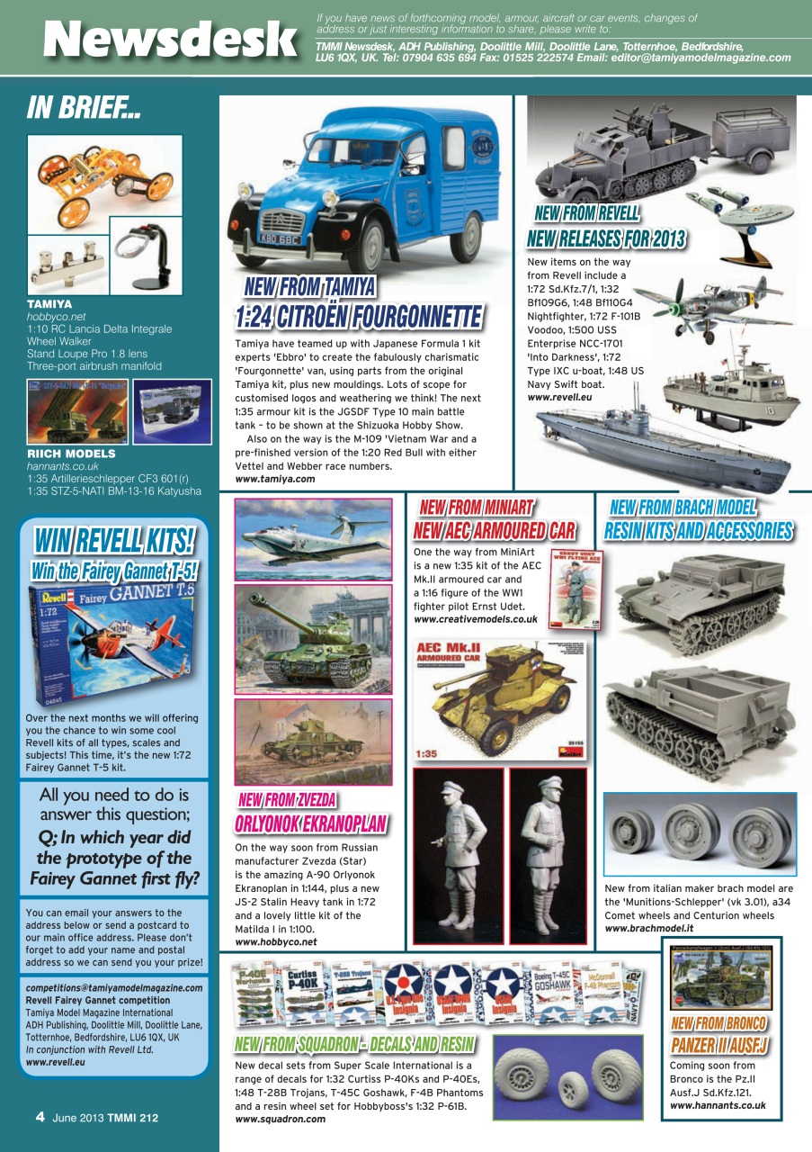 Tamiya Model Magazine Preview Pages