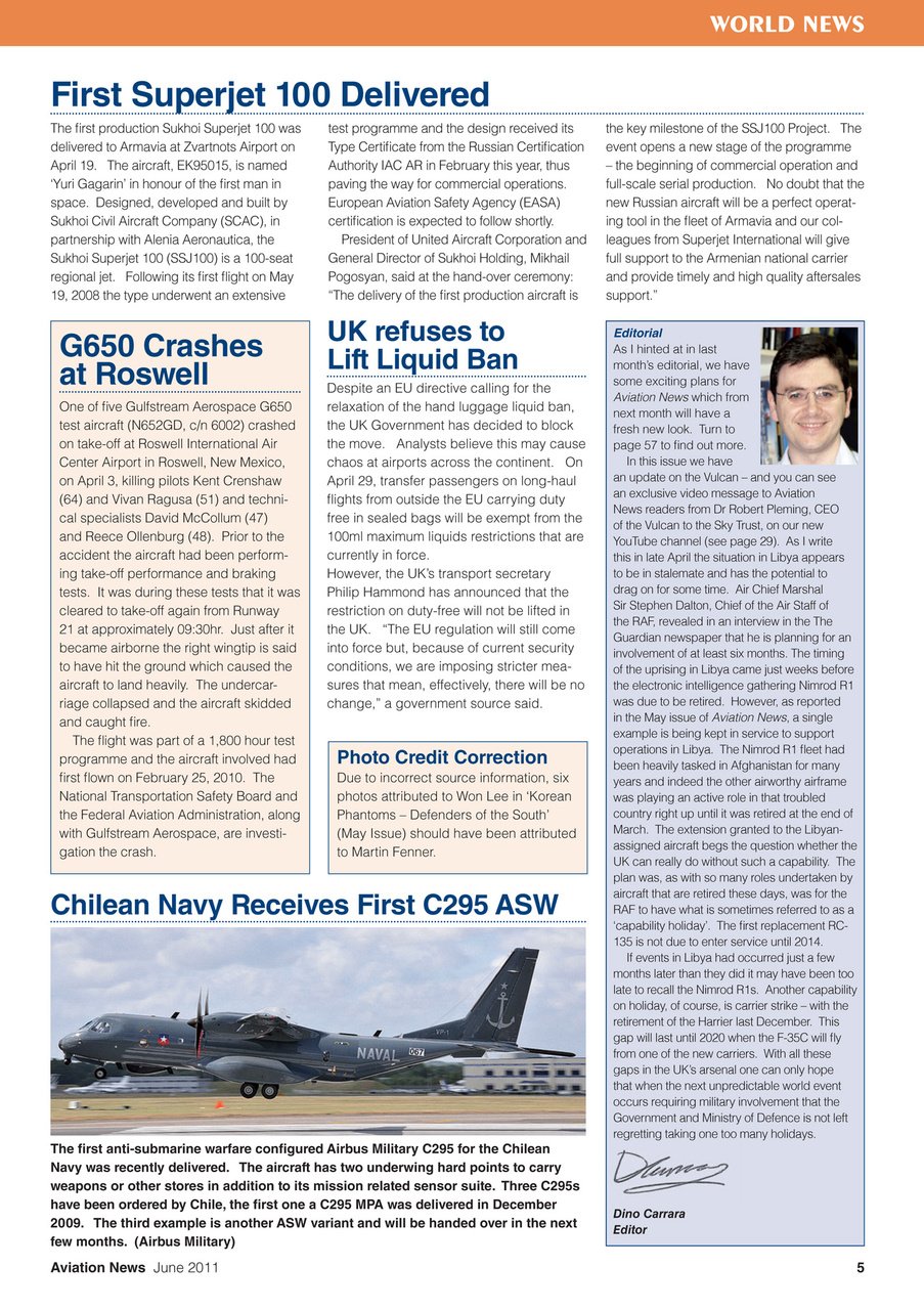 Aviation News Preview Pages