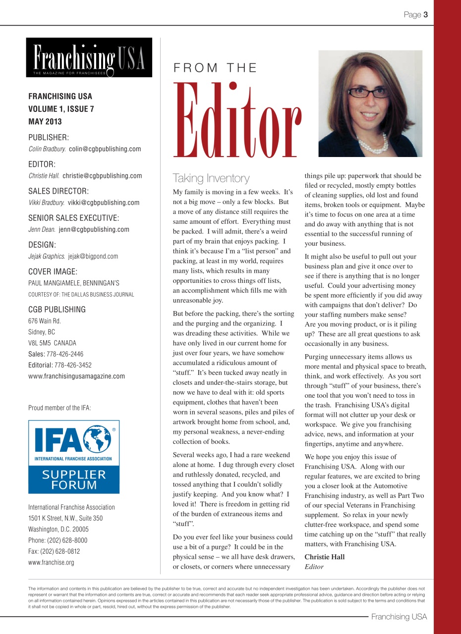 Franchising USA Preview Pages