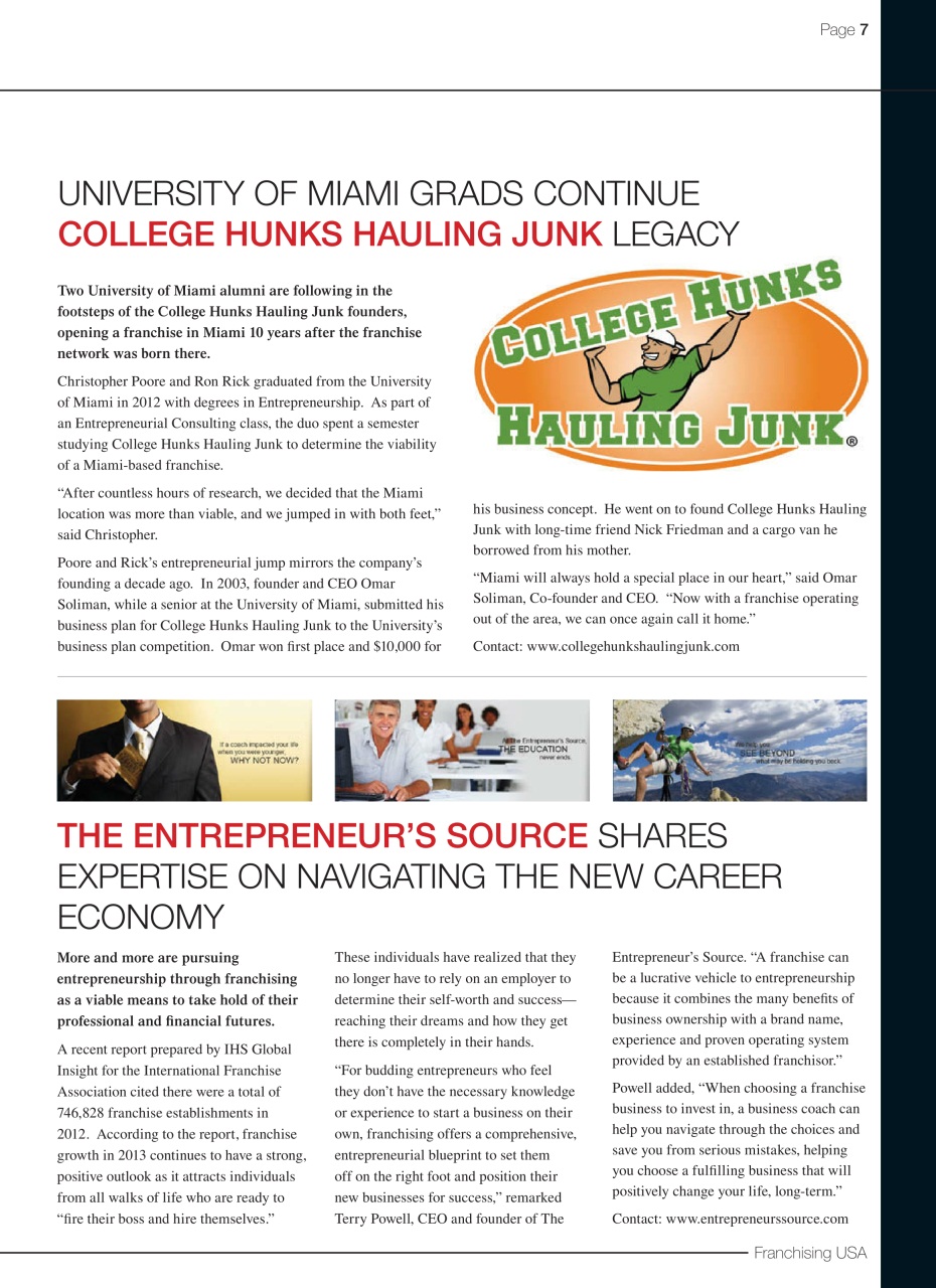 Franchising USA Preview Pages