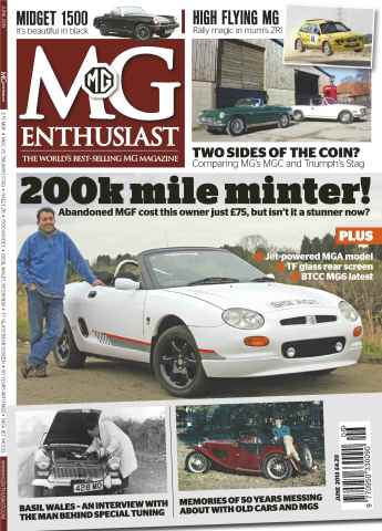 MG Enthusiast issue £75 MG brought back to life
