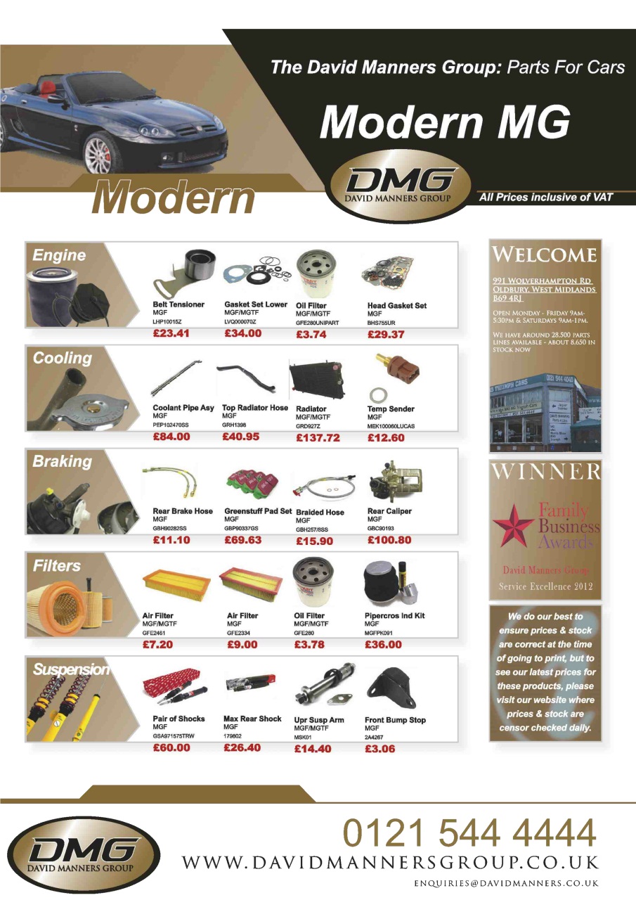 MG Enthusiast Preview Pages