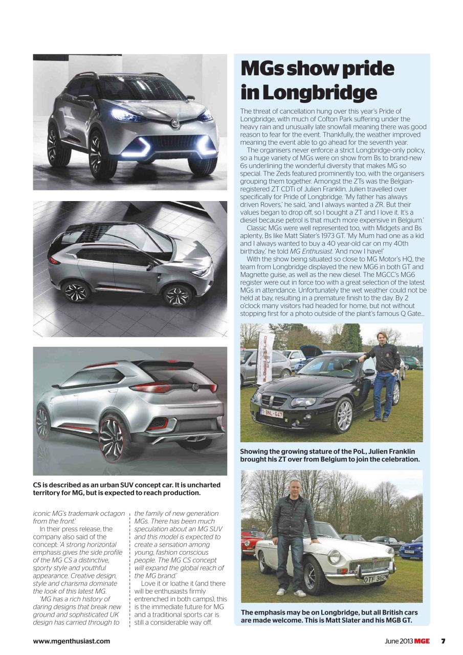 MG Enthusiast Preview Pages