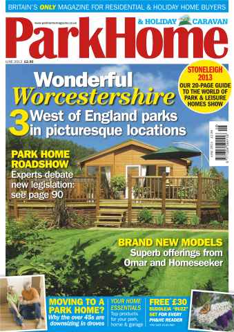 Park Home & Holiday Living issue Park Homes June 2013