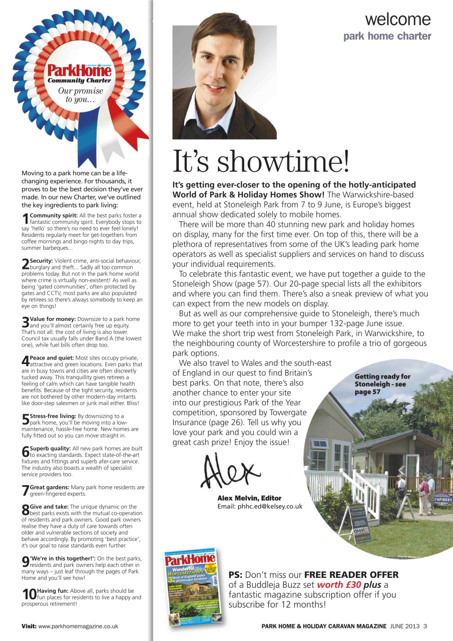 Park Home & Holiday Living Preview Pages