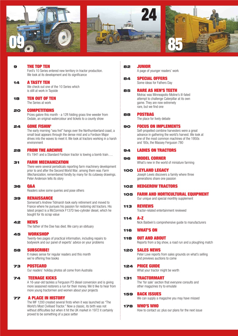 Tractor & Machinery Preview Pages