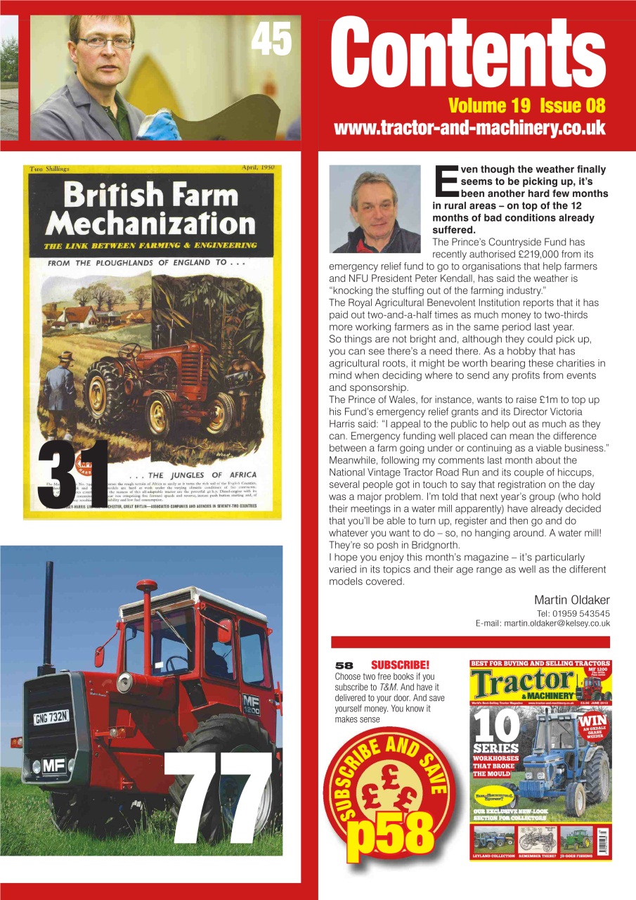 Tractor & Machinery Preview Pages