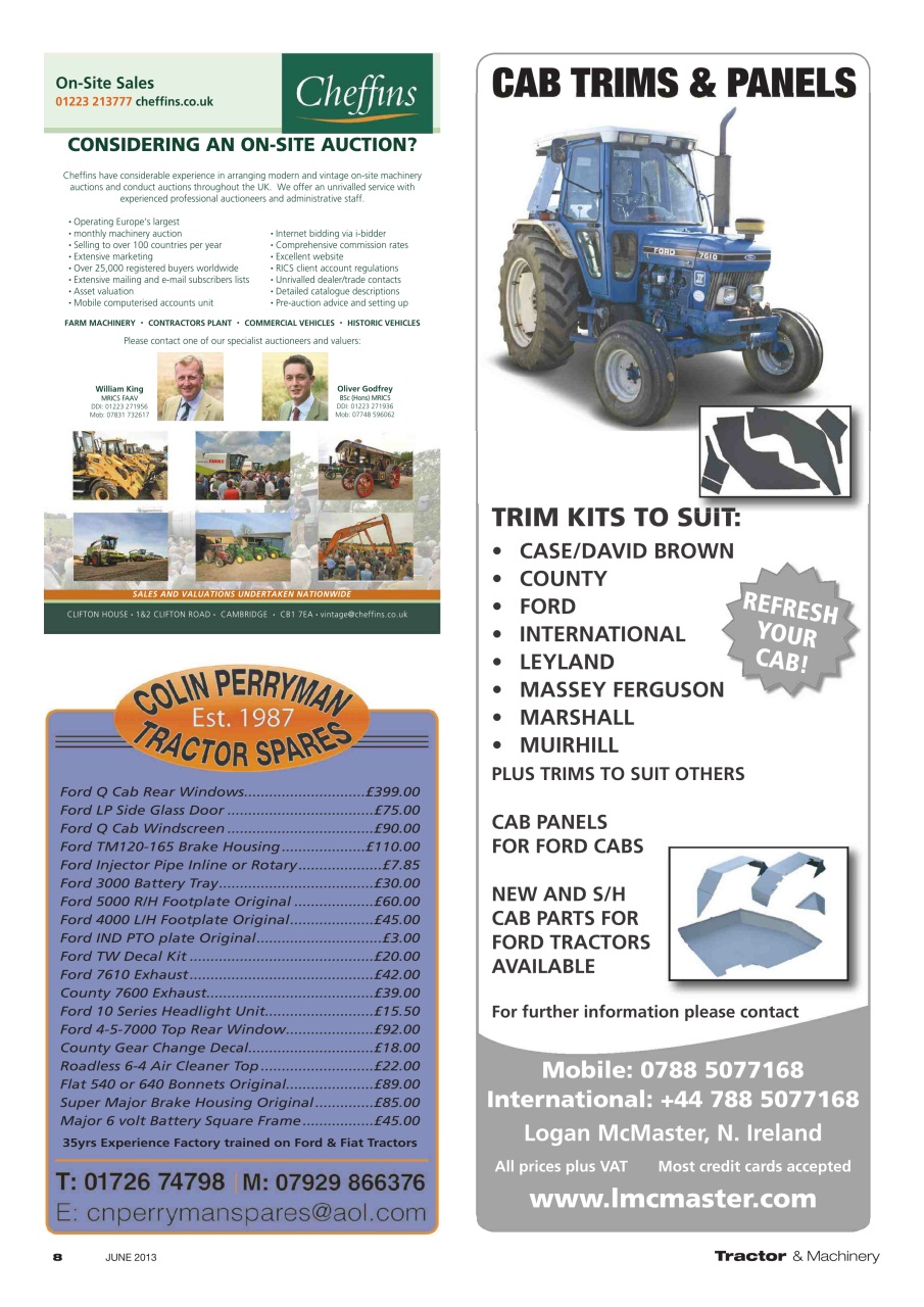 Tractor & Machinery Preview Pages
