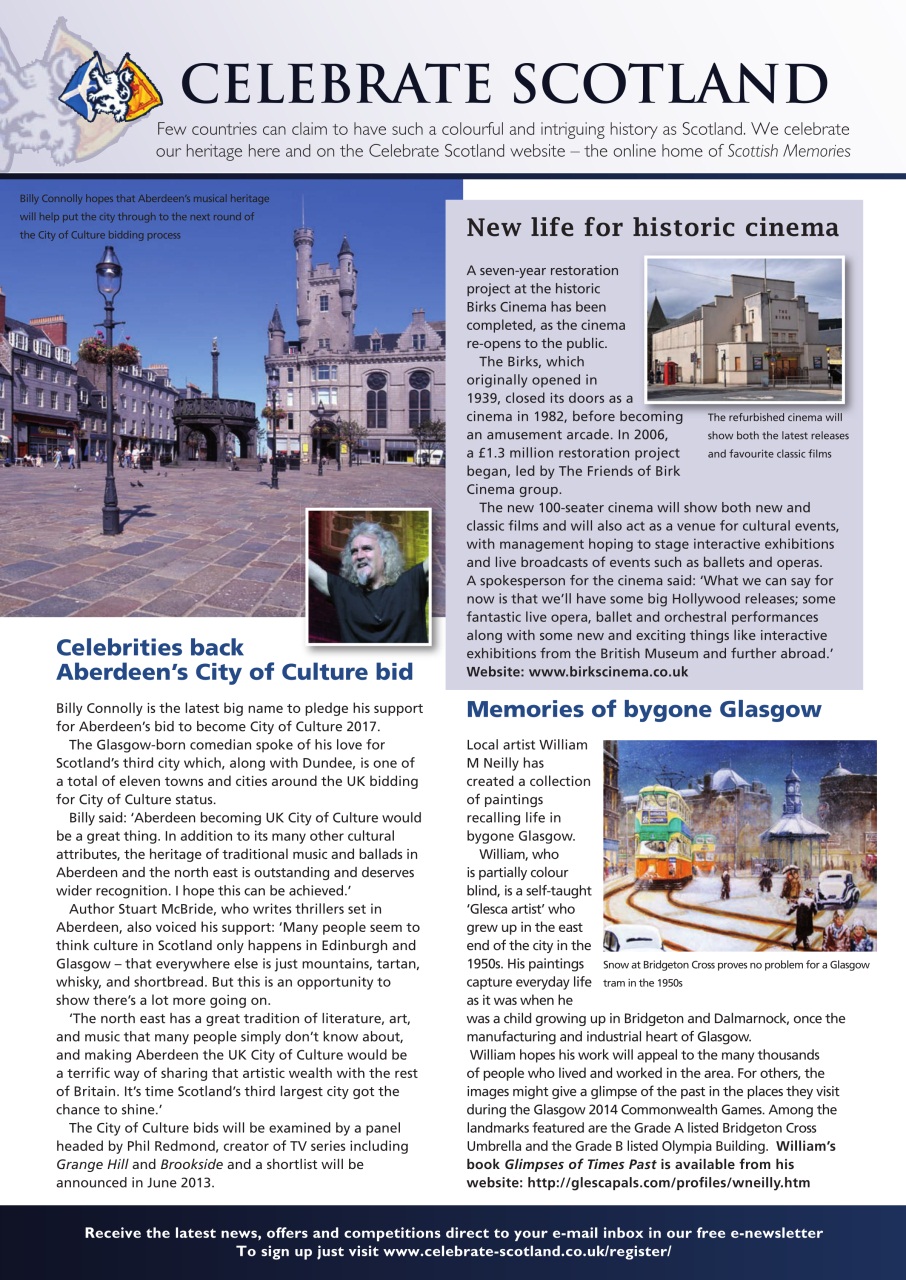 Scottish Memories Preview Pages