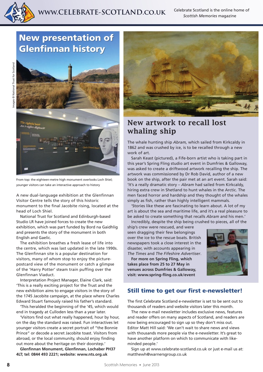 Scottish Memories Preview Pages