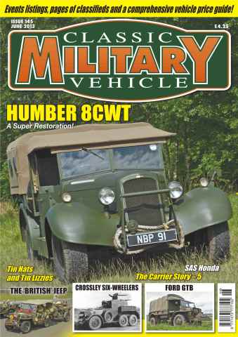 Classic Military Vehicle issue #145 Humber Resto
