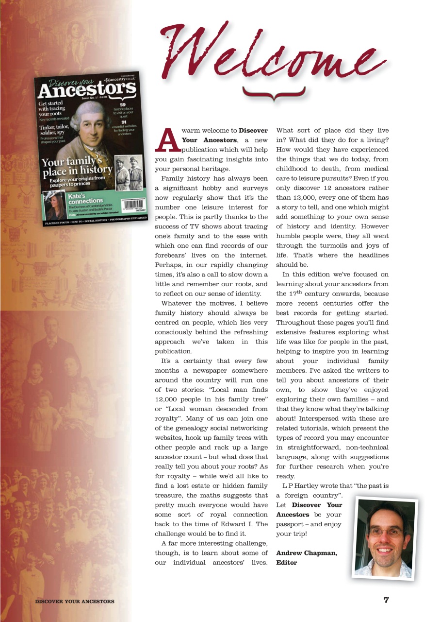 Discover Your Ancestors Preview Pages