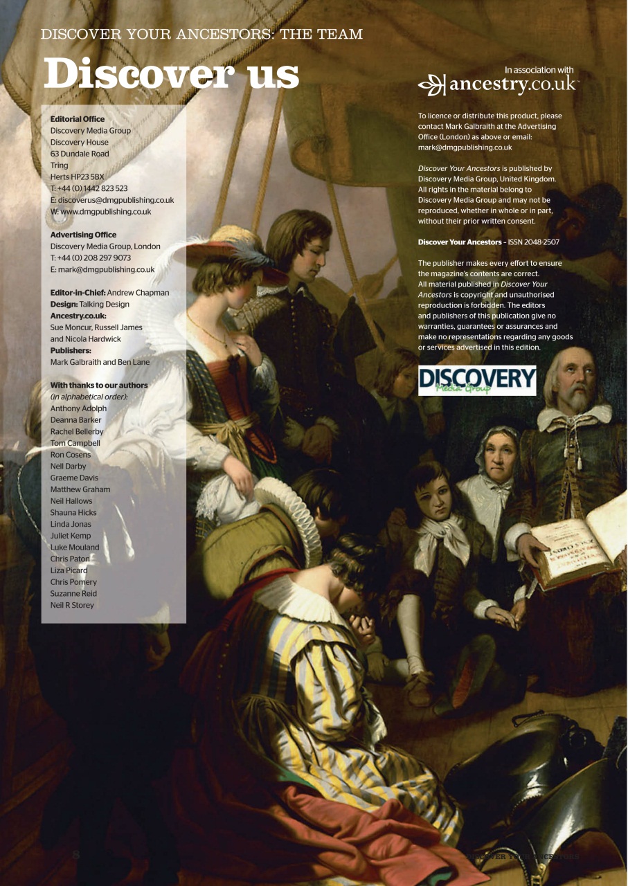 Discover Your Ancestors Preview Pages