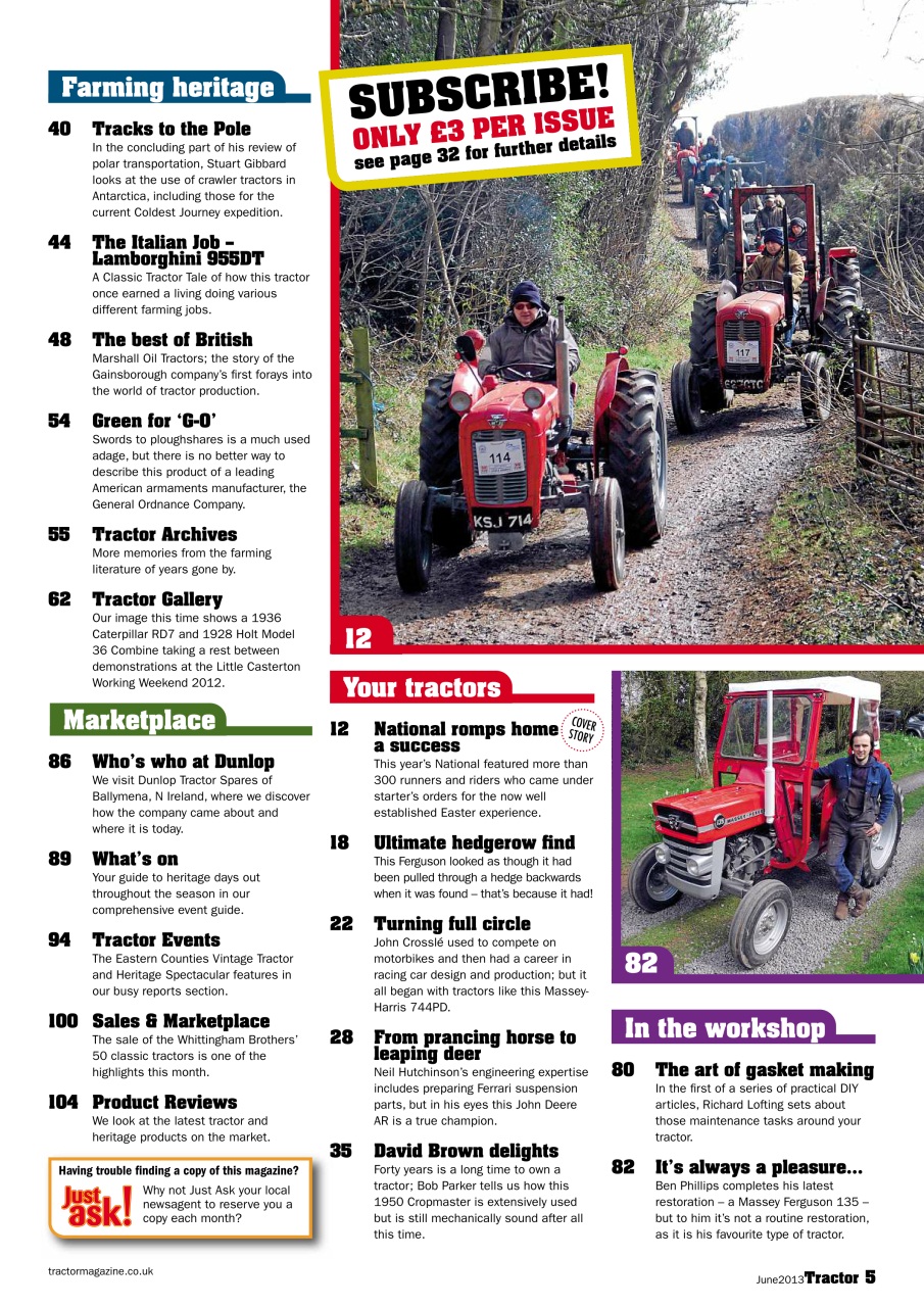 Tractor & Farming Heritage Magazine Preview Pages
