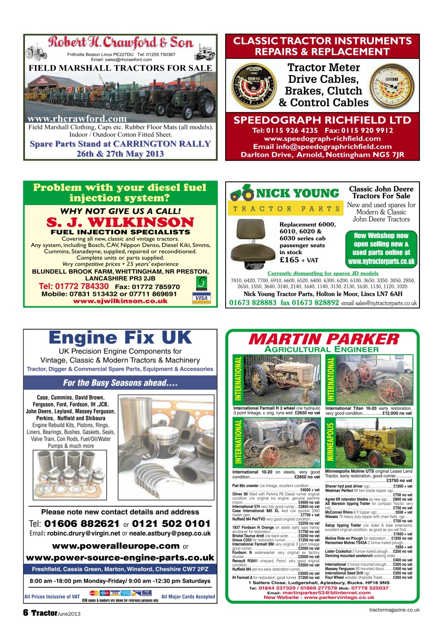 Tractor & Farming Heritage Magazine Preview Pages