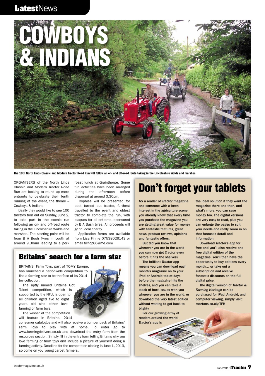 Tractor & Farming Heritage Magazine Preview Pages