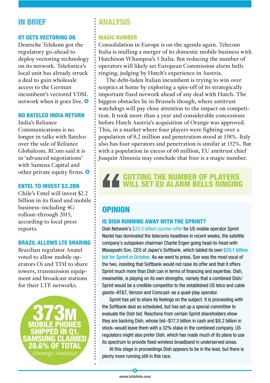 Total Telecom Preview Pages