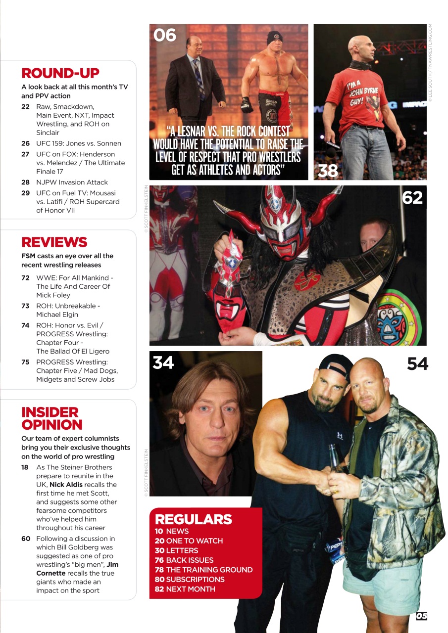 Wrestletalk Magazine Preview Pages