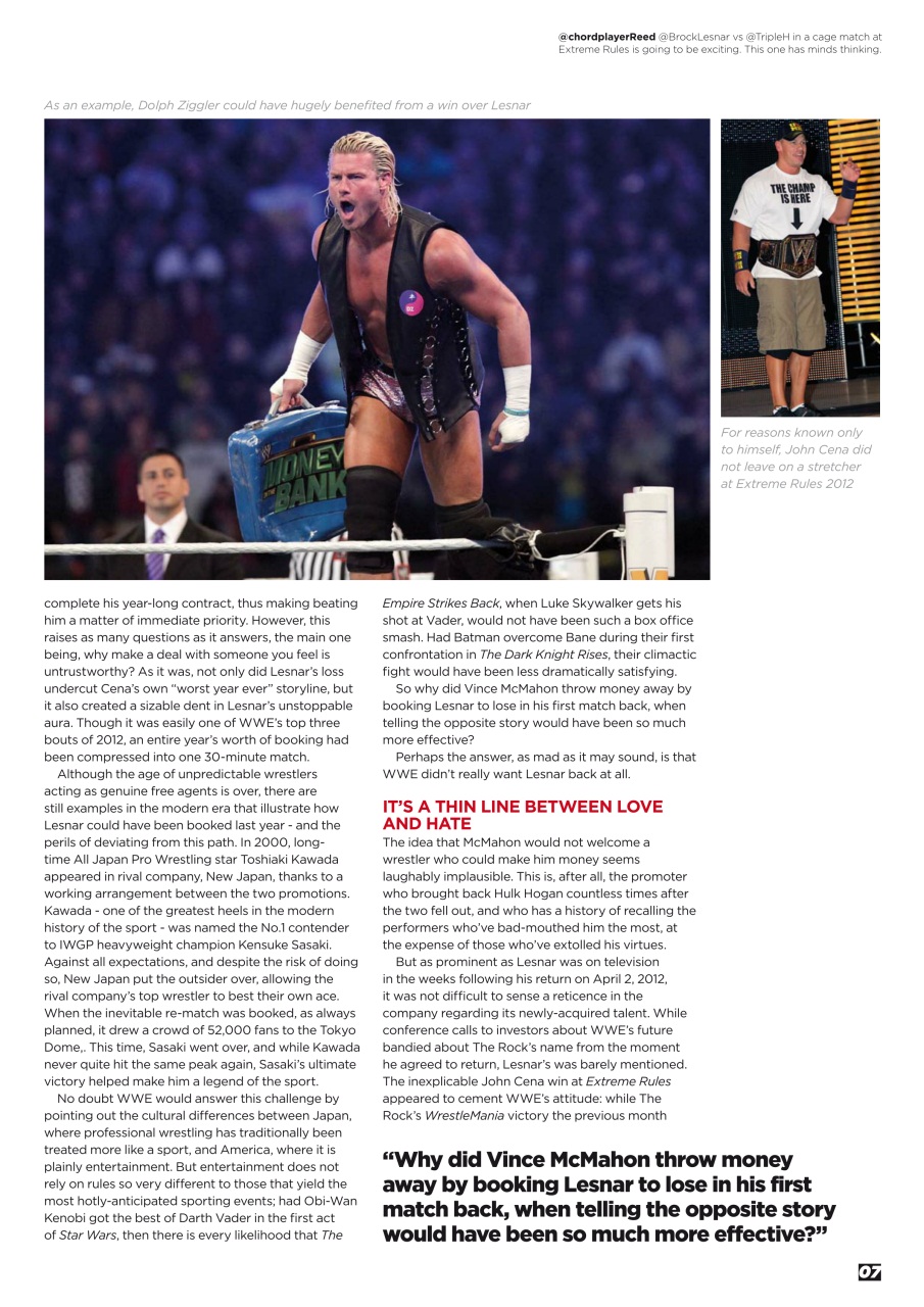 Wrestletalk Magazine Preview Pages
