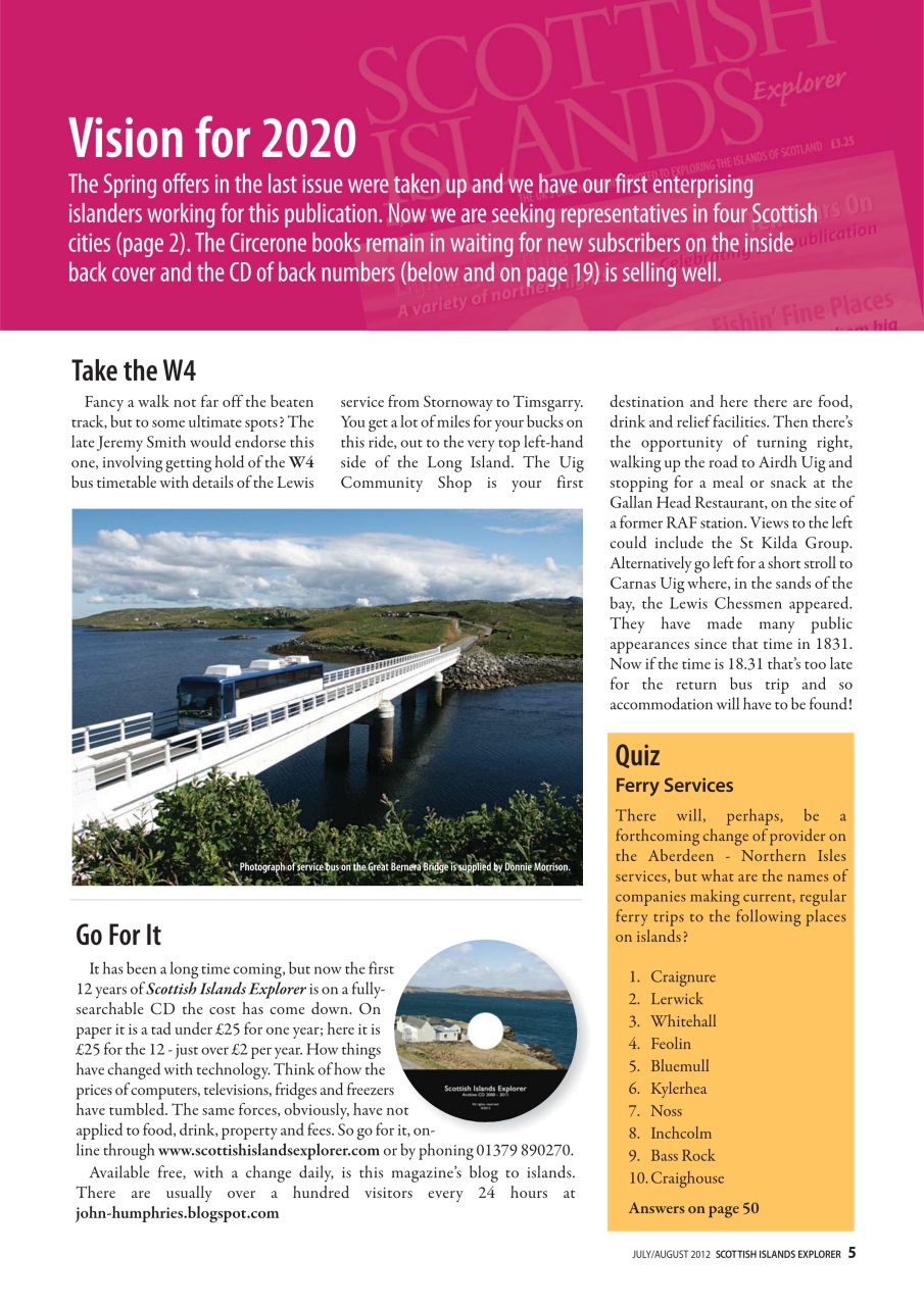 Scottish Islands Explorer Preview Pages