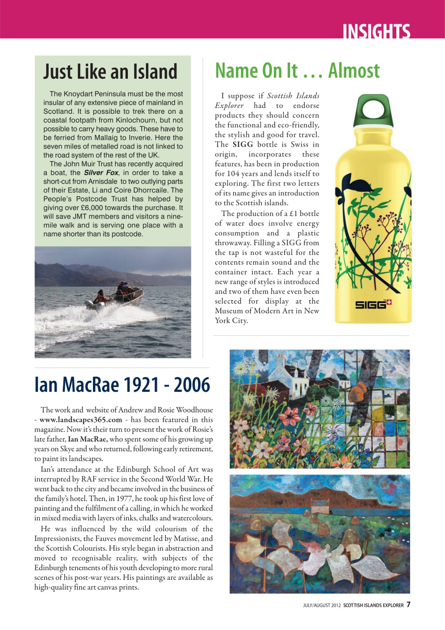 Scottish Islands Explorer Preview Pages