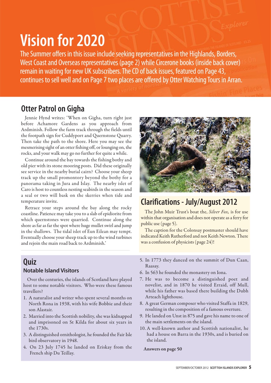 Scottish Islands Explorer Preview Pages