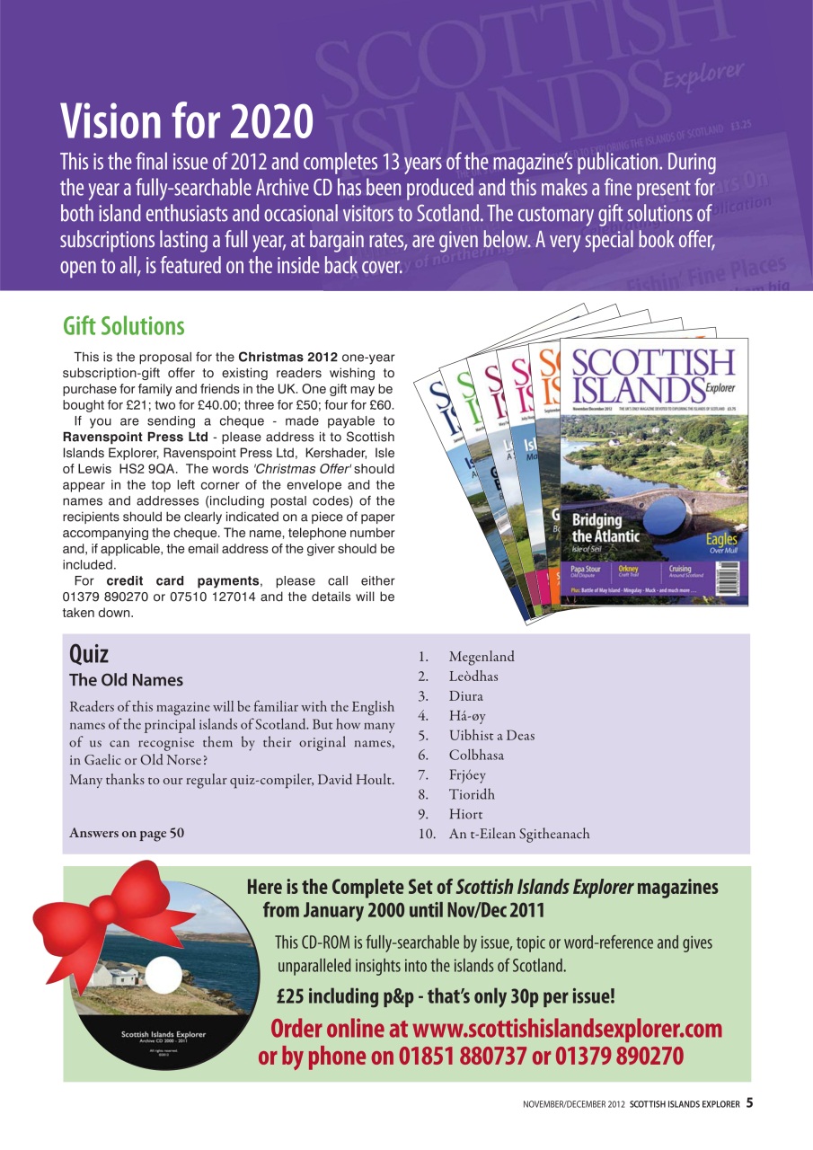 Scottish Islands Explorer Preview Pages