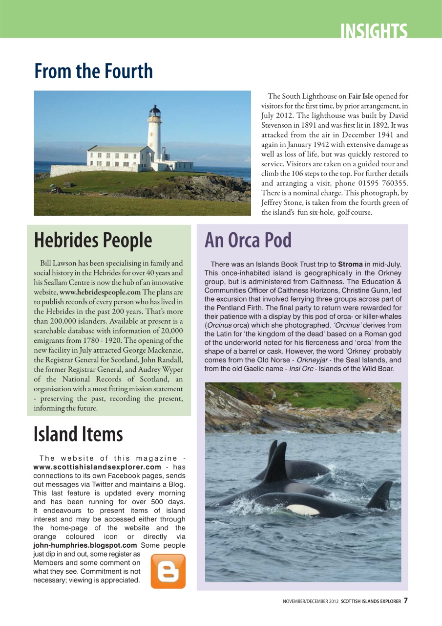 Scottish Islands Explorer Preview Pages