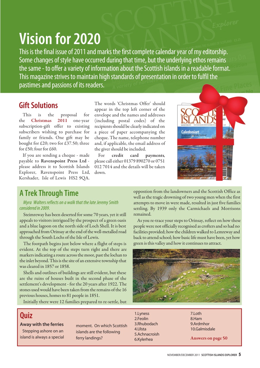 Scottish Islands Explorer Preview Pages