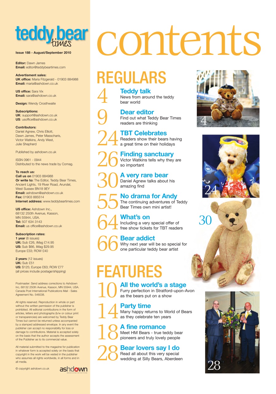 Teddy Bear Times Preview Pages