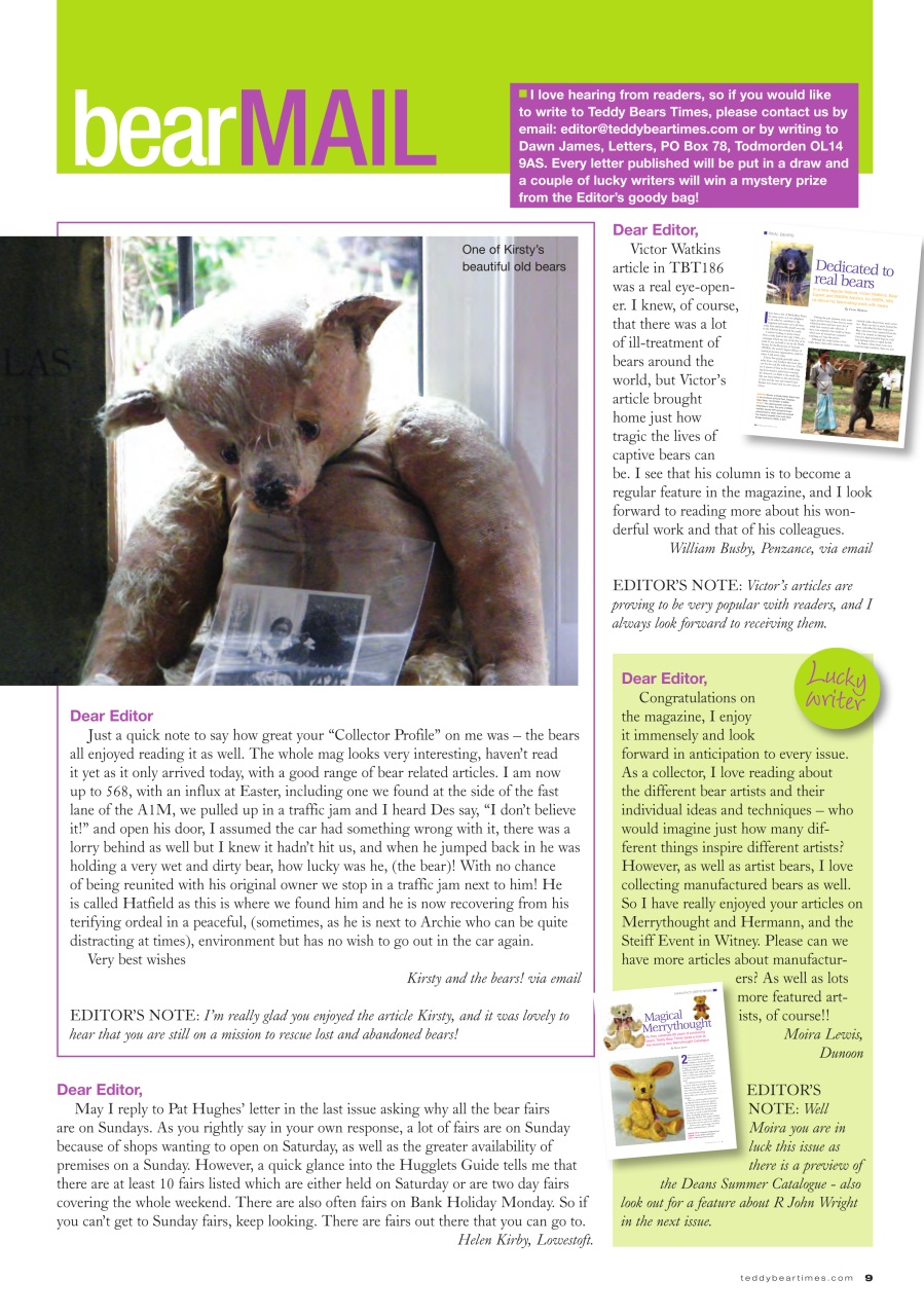 Teddy Bear Times Preview Pages
