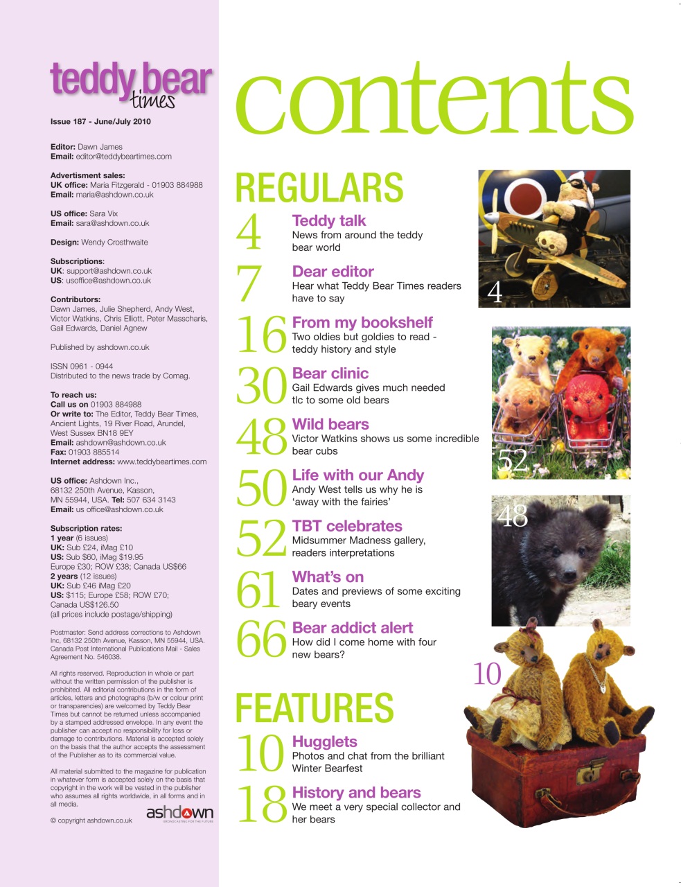 Teddy Bear Times Preview Pages