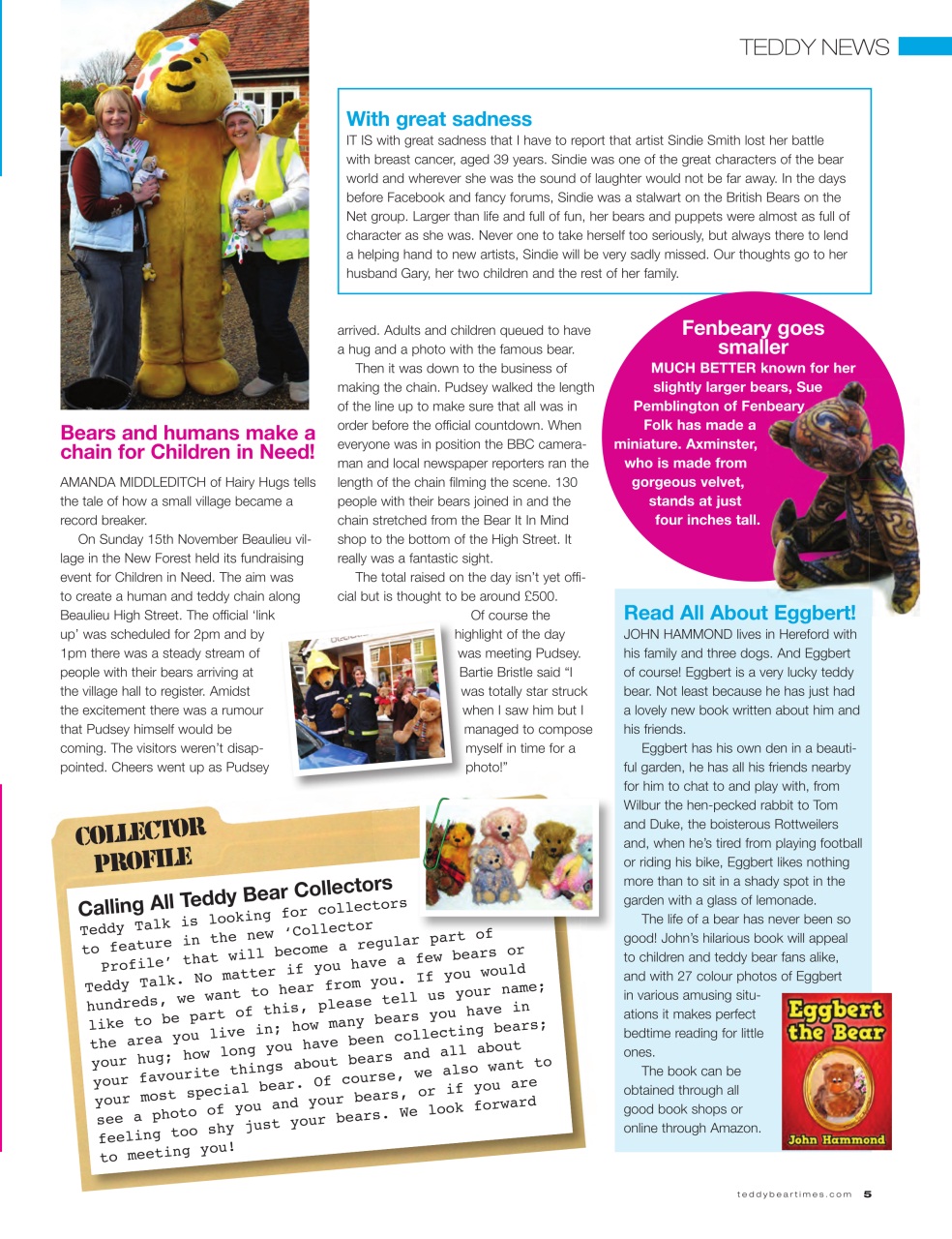 Teddy Bear Times Preview Pages