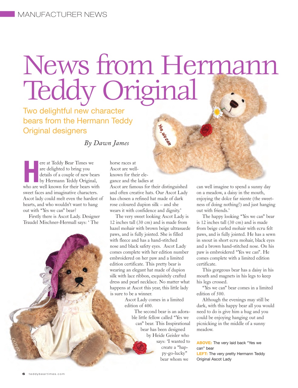 Teddy Bear Times Preview Pages