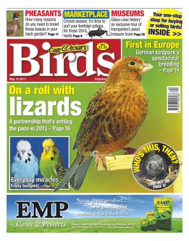 Cage & Aviary Birds issue Cage & Aviary 15 May 2013
