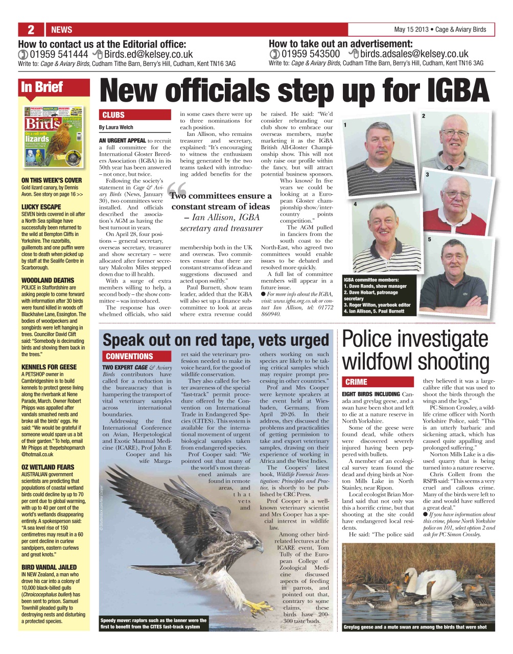 Cage & Aviary Birds Preview Pages